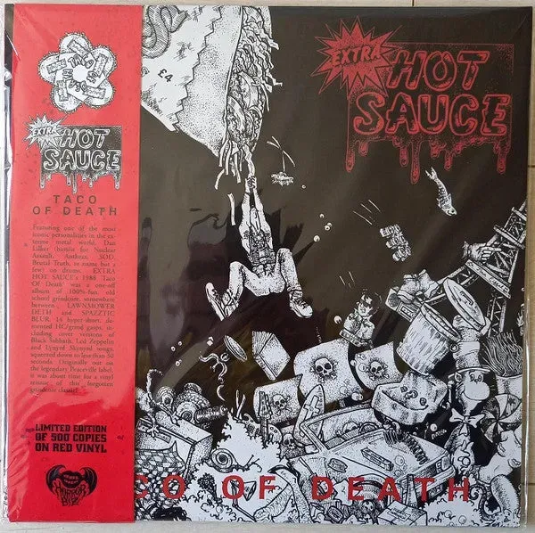 Extra Hot Sauce Taco Of Death LP vinile rosso limitato