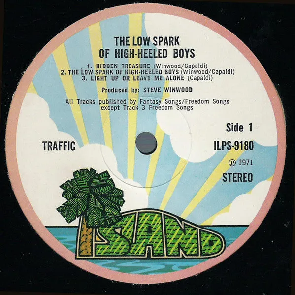 Traffic Low Spark Of High Heeled Boys LP vinile usato
