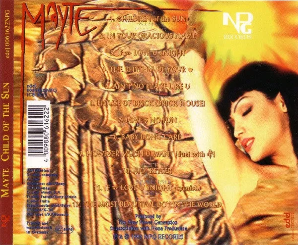 Mayte Child Of The Sun CD album funk usato