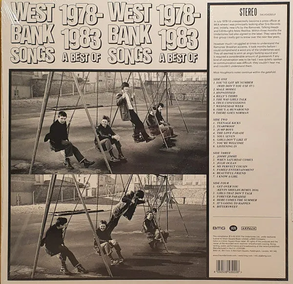 The Undertones West Bank Songs doppio vinile colorato best of