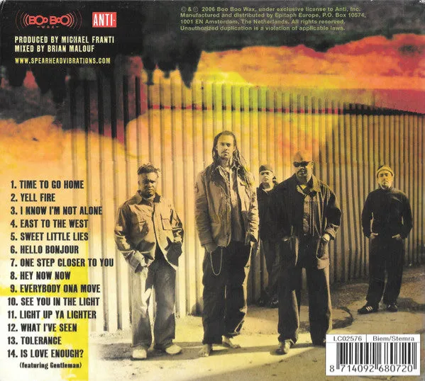 Michael Franti Yell Fire CD 2006 reggae