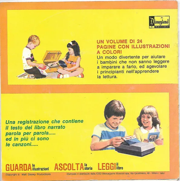 Angela Cicorella Aristogatti 7" singolo fiaba