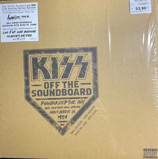 Kiss Off The Soundboard Poughkeepsie 2xLP vinile live 180g