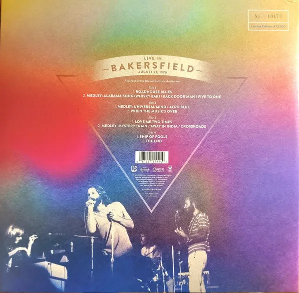 The Doors Live Bakersfield 2xLP arancione RSD numerato