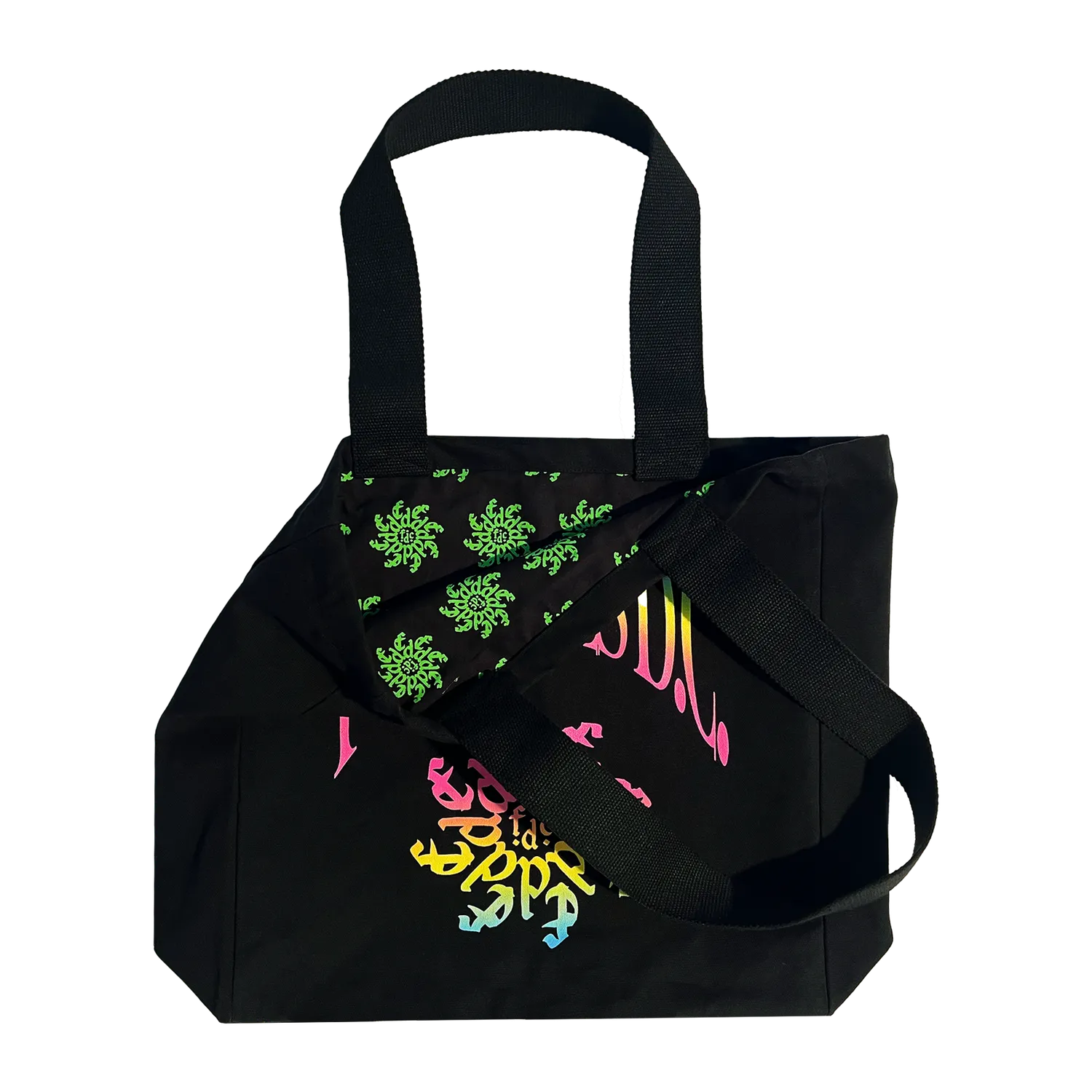 Fontaines D.C. Spiral Monogram tote bag nera edizione limitata
