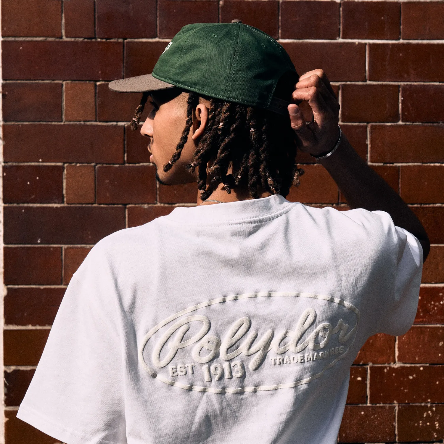 Polydor Records Tee White maglietta bianca cotone