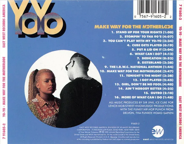 YoYo Make Way For The Motherlode CD album G-Funk