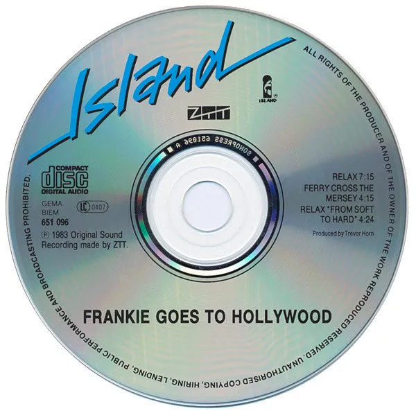 Frankie Goes To Hollywood Relax CD maxi synth-pop