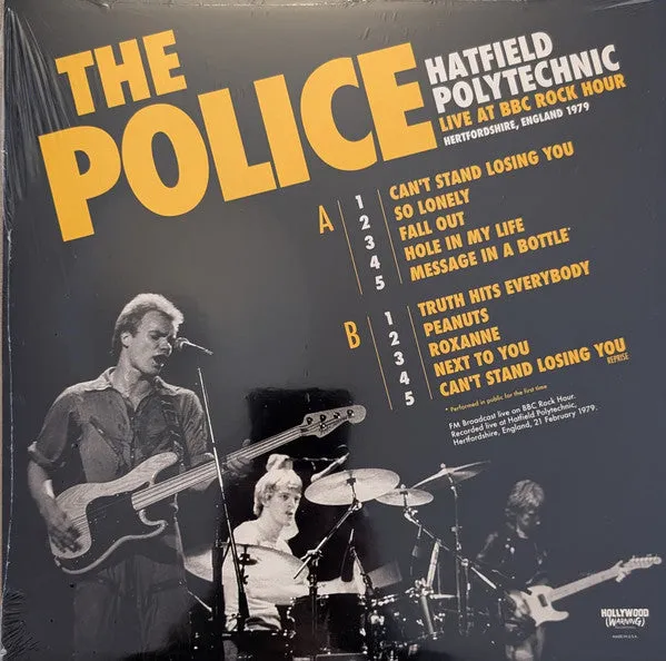 The Police Hatfield Polytechnic LP vinile live 1979 Mint