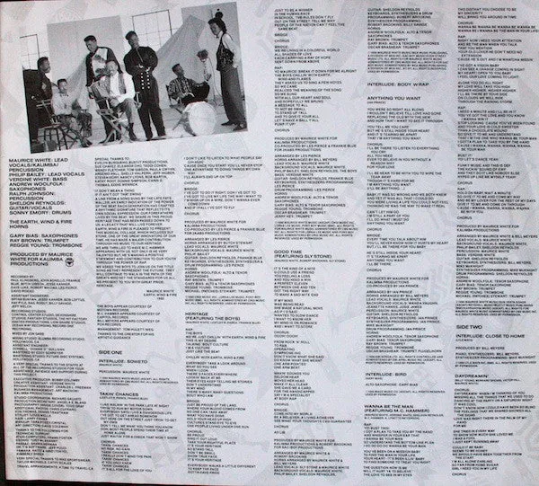 Earth Wind Fire Heritage vinile LP disco 1990