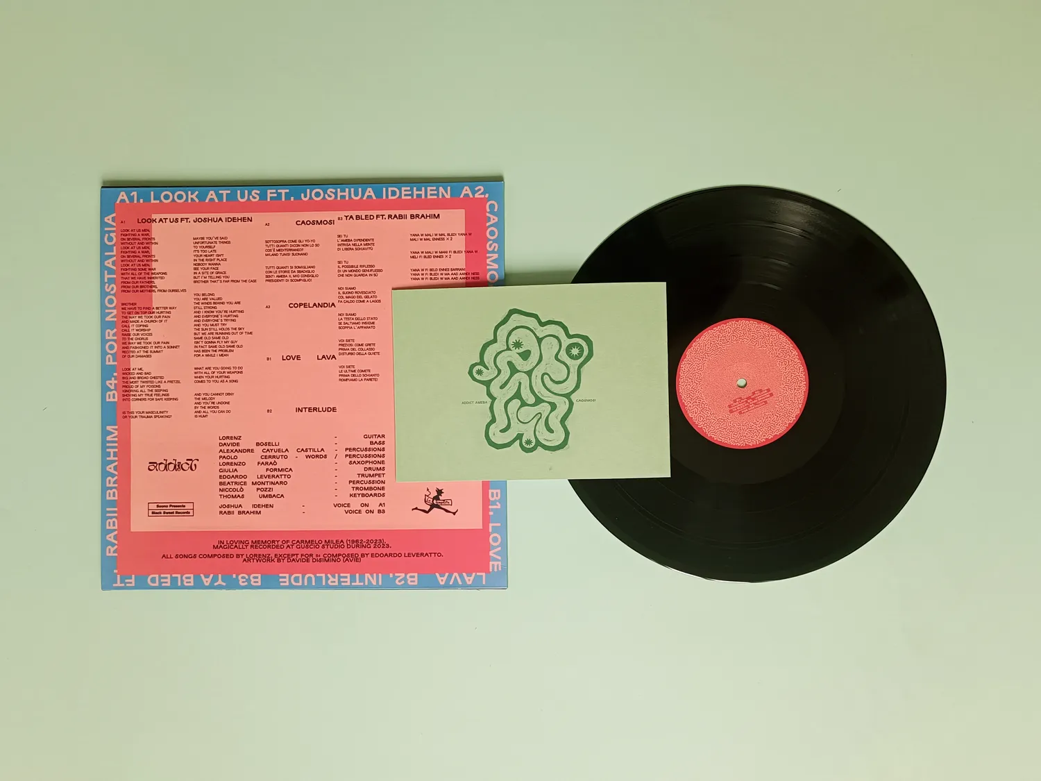 Black Sweat Records Addict Ameba Caosmosi vinile LP afrobeat