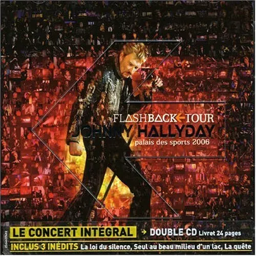 Johnny Hallyday Flashback Tour doppio CD live VG+
