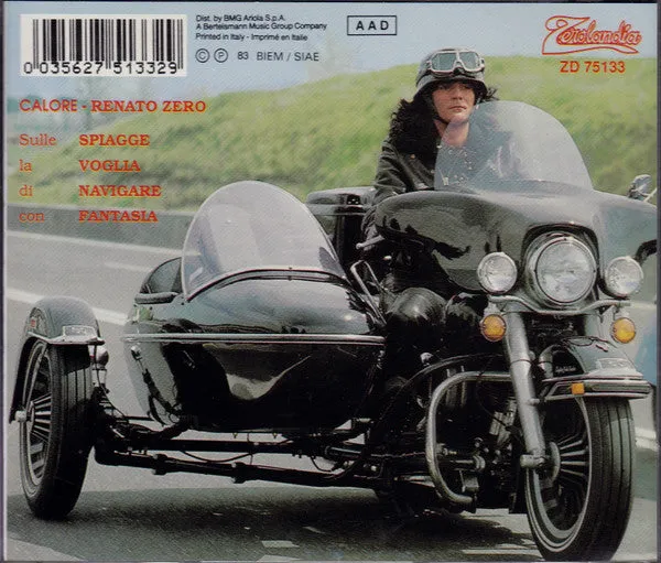 Renato Zero Calore CD mini album riedizione VG+