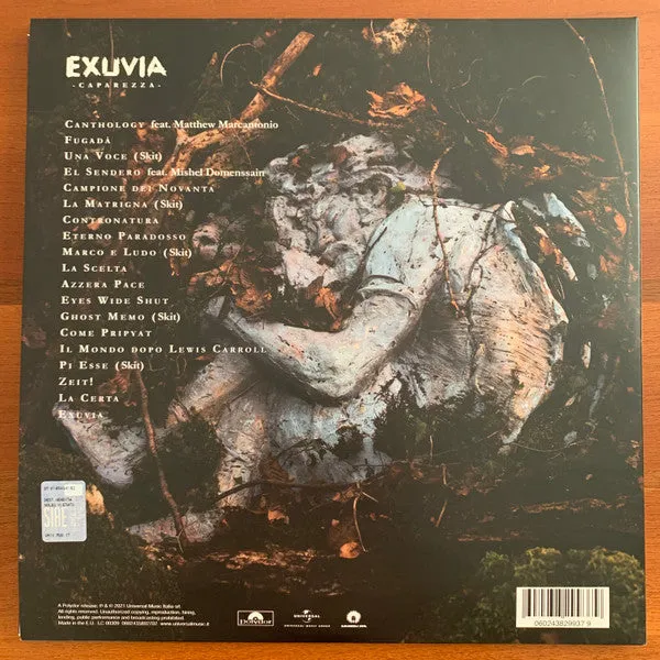 Caparezza Exuvia 2xLP vinile nero hip hop