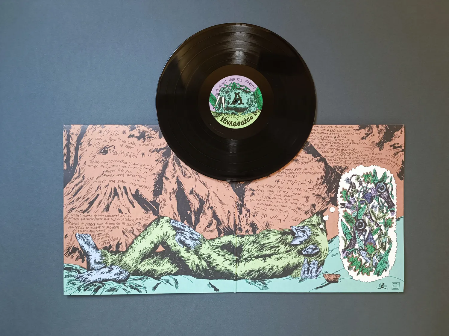 Black Sweat Records Al Doum & The Faryds Ipnagogico vinile LP