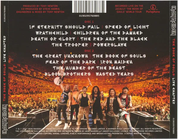 Iron Maiden Book Of Souls Live Chapter doppio CD live