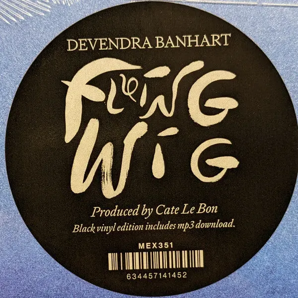 Devendra Banhart Flying Wig LP vinile nero Mint 2023