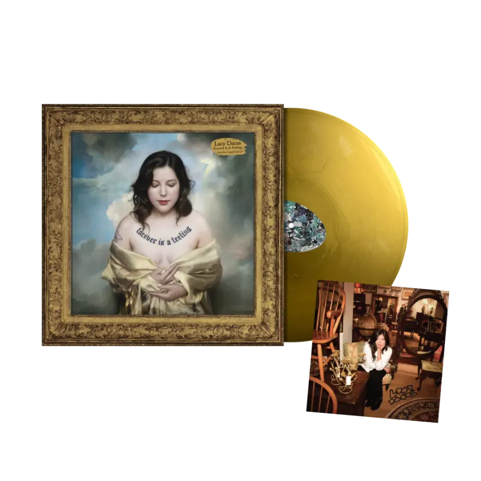 Polydor Forever Is A Feeling Liquid Gold vinile LP oro firmato