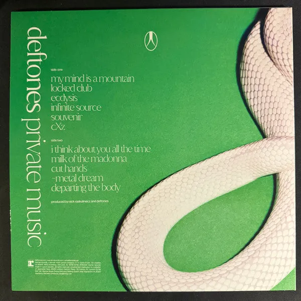 Deftones Private Music LP vinile mint alternative metal