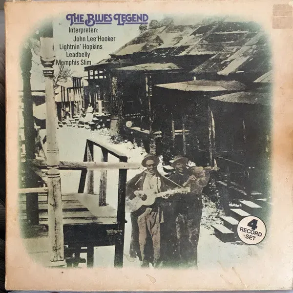 The Blues Legend 4xLP box vinili colorati compilation