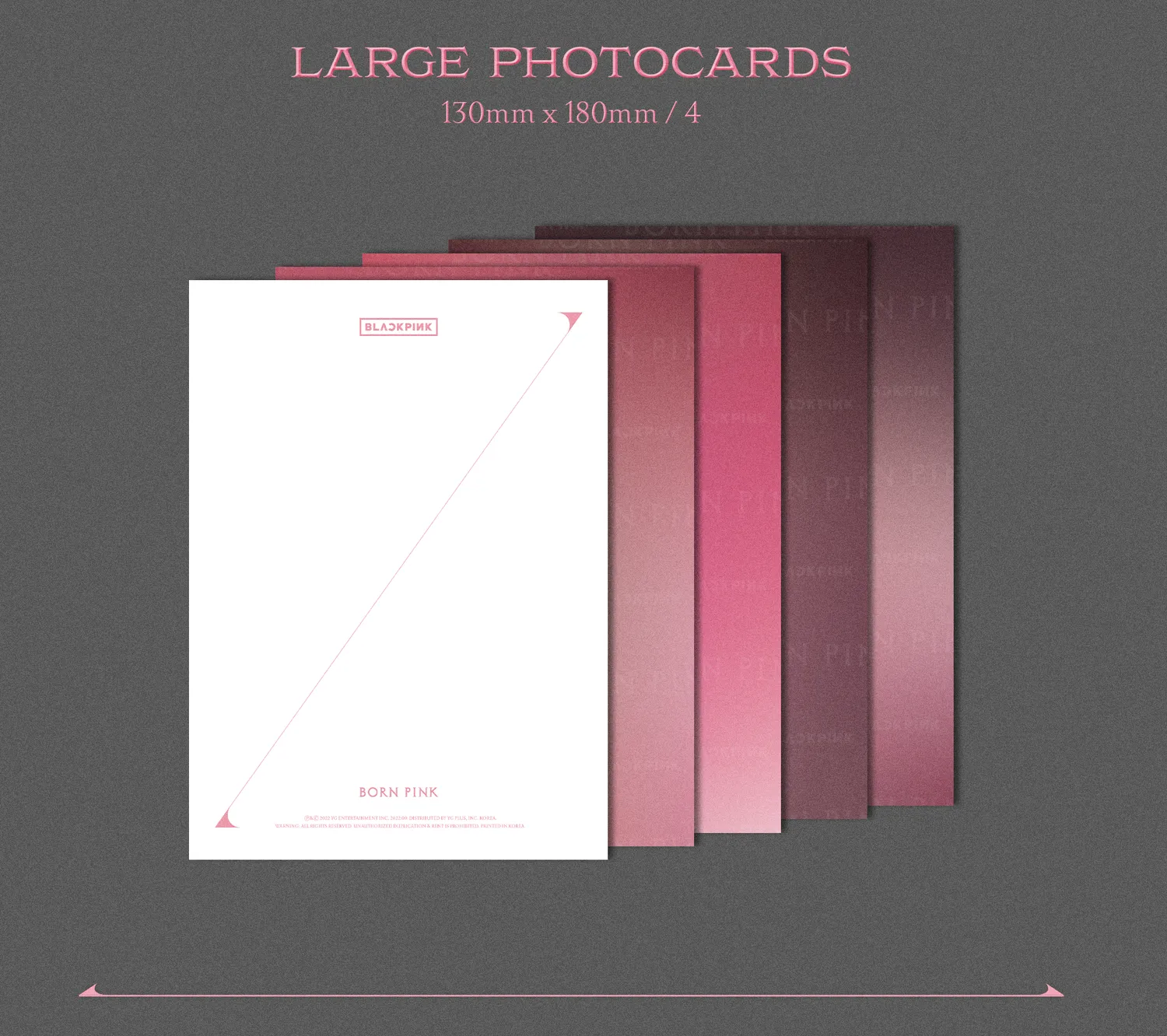 Blackpink Born Pink box set CD Pink Complete Edition