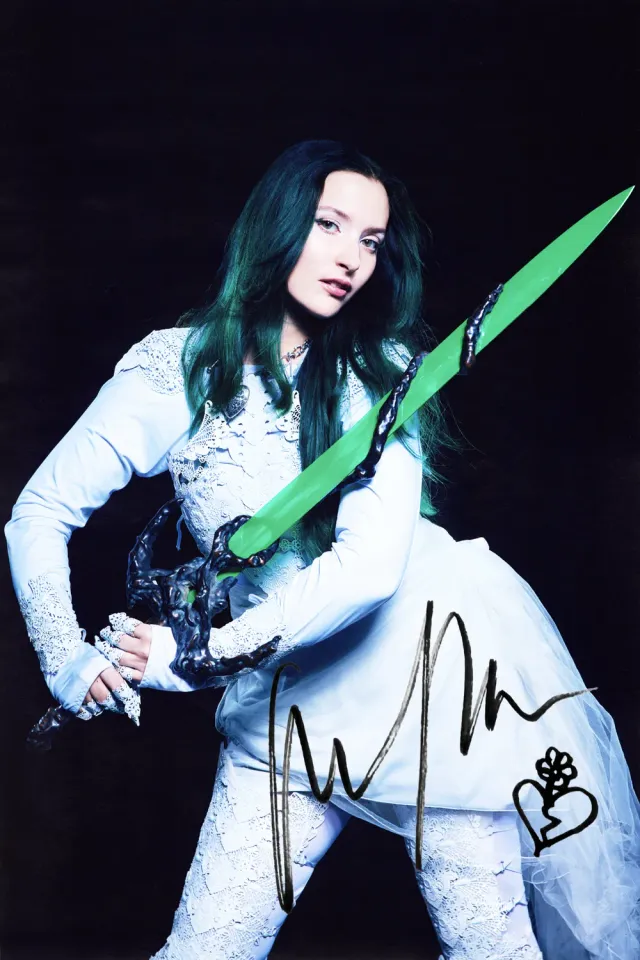 Polydor Records Au/Ra Heartcore art card firmata stampa