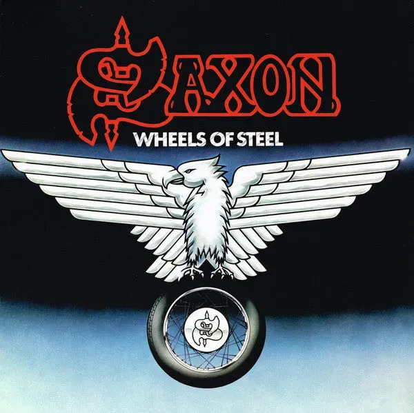 Saxon Wheels Of Steel vinile LP swirl 2018
