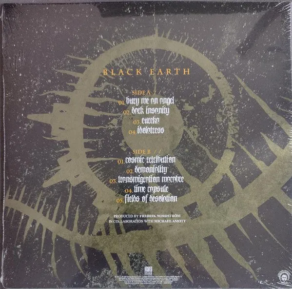 Arch Enemy Black Earth LP vinile oro limitato