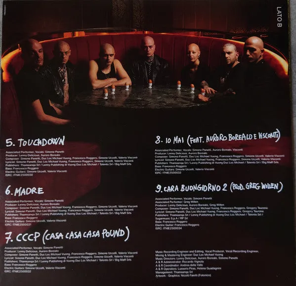 Simone Panetti Tombino LP vinile firmato Mint pop-up