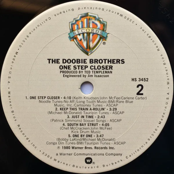 Doobie Brothers One Step Closer LP vinile club edition NM