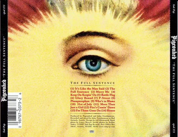 Pigeonhed The Full Sentence CD album usato