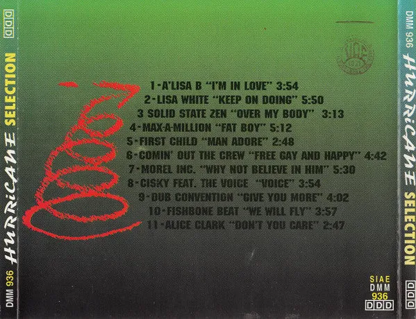 Hurricane Selection CD compilation house 1995 mixato