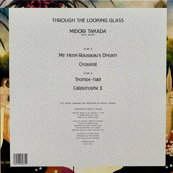 Midori Takada Through The Looking Glass vinile LP ambient