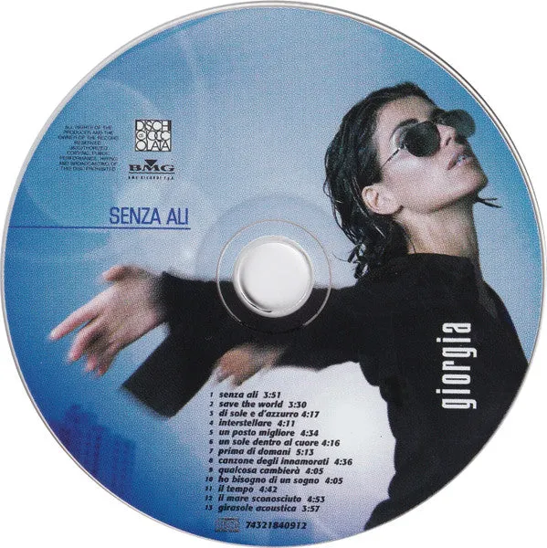 Giorgia Senza Ali CD album pop usato