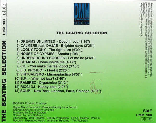 The Beating Selection CD Compilation Mixed House Anni 90