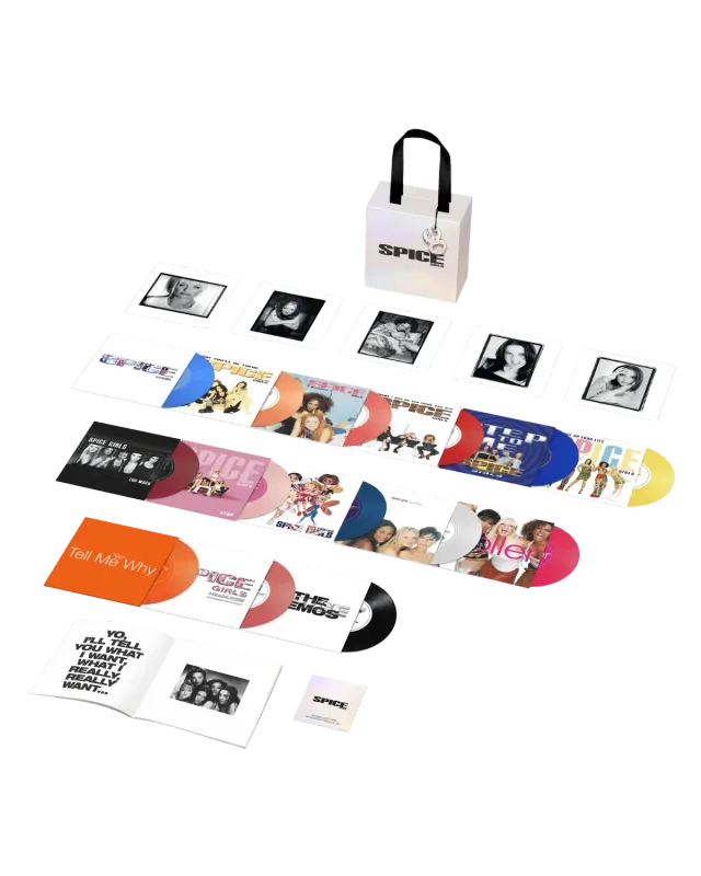 Spice Girls Singles Collection Box 14x7" Vinili Colorati