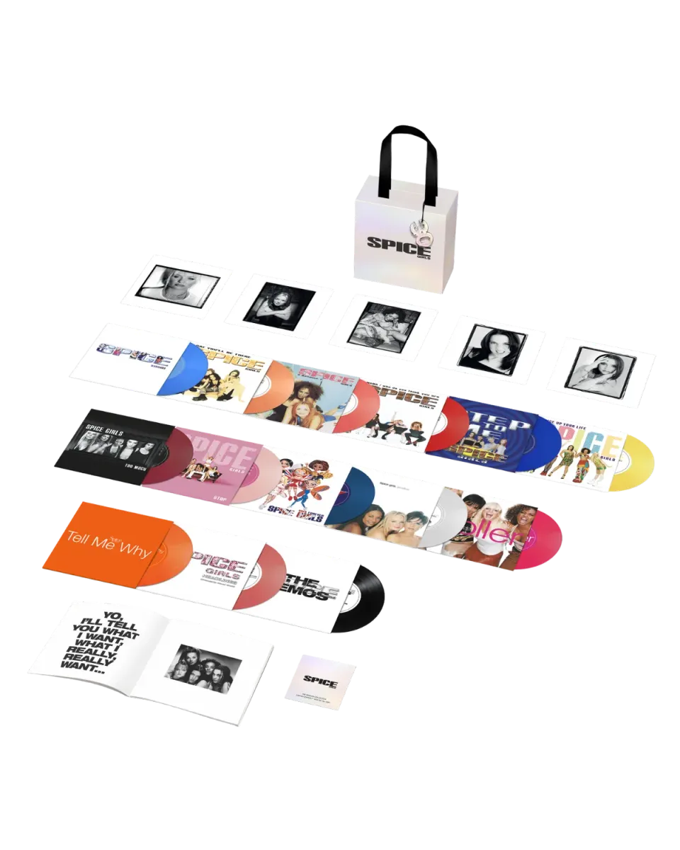 Spice Girls Singles Collection Box 14x7" Vinili Colorati