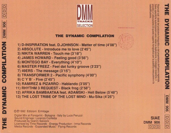 Various The Dynamic Compilation CD compilation house 1992