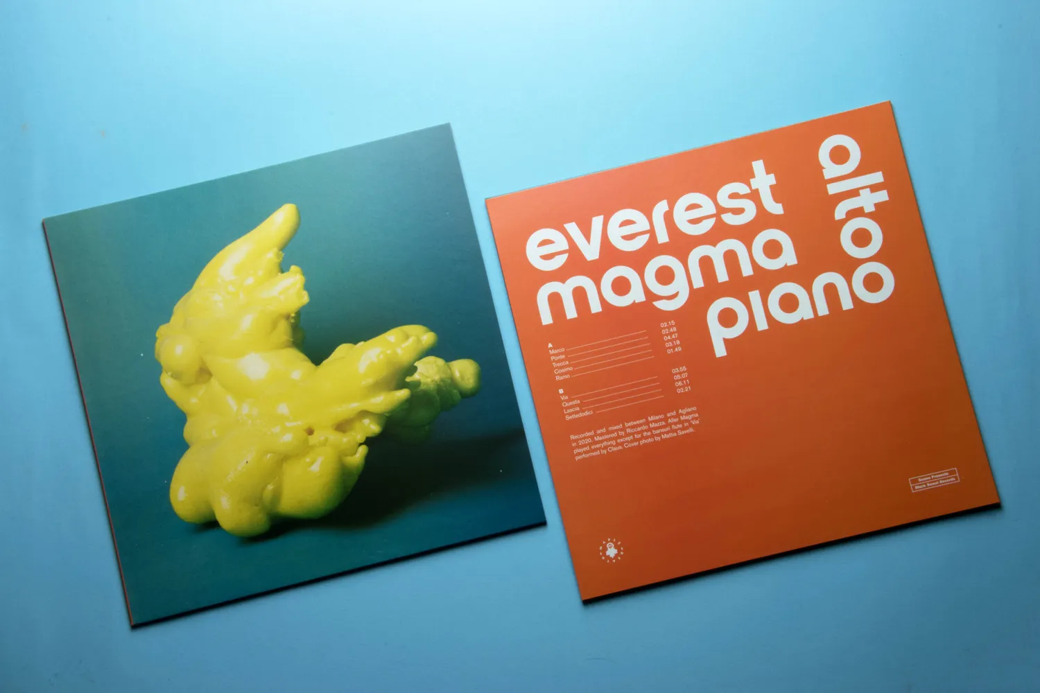 Black Sweat Records Everest Magma Alto Piano vinile acid folk