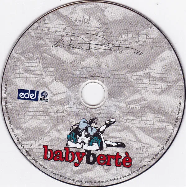 Loredana Bertè Babybertè CD album digipak 2005