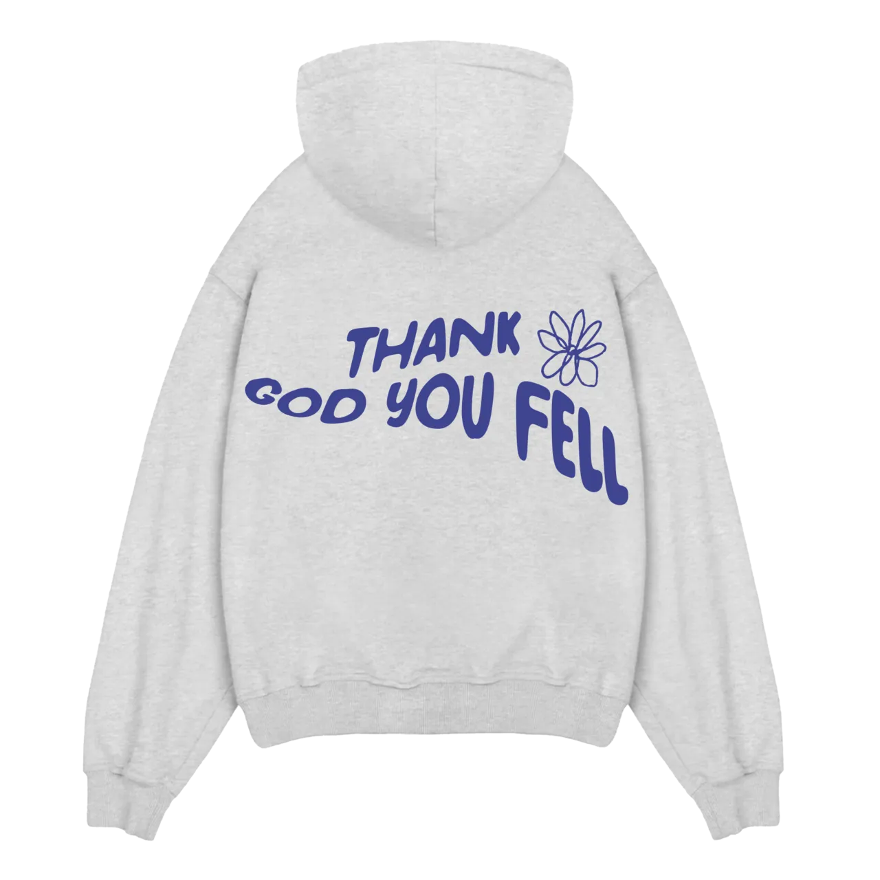 Cian Ducrot Grey Hoodie felpa grigia con cappuccio