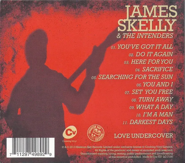 James Skelly Love Undercover CD album digipak nuovo