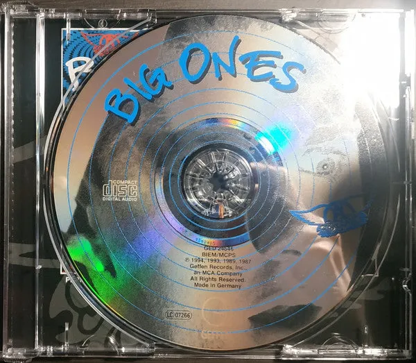 Aerosmith Big Ones CD compilation hard rock