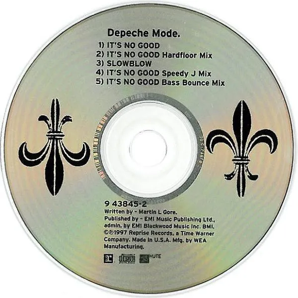 Depeche Mode It's No Good CD maxi synth-pop remix