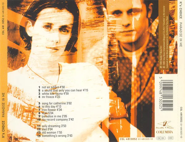 K's Choice Paradise In Me CD album rock 1995