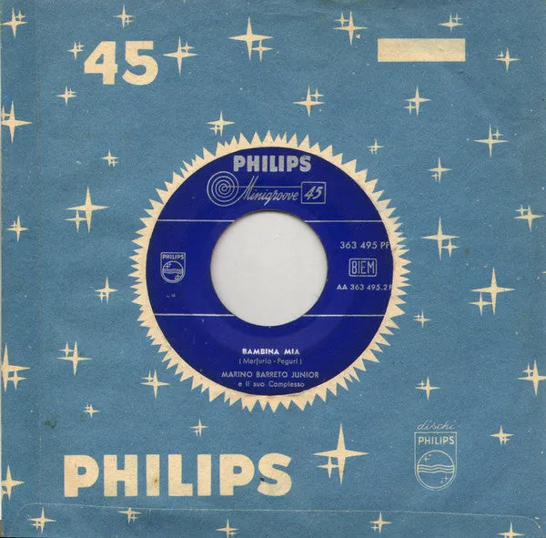 Marino Barreto Sorridimi Ancor 45 giri 7" NM