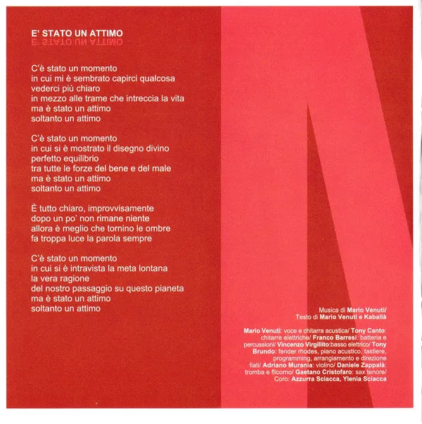 Mario Venuti Magneti CD album Universal 2006