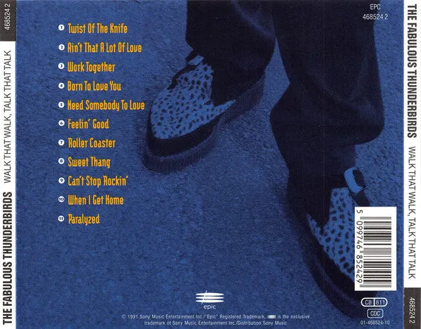 Fabulous Thunderbirds Walk That Walk Talk That Talk CD blues