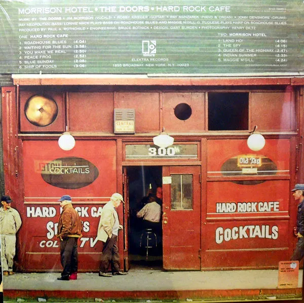 The Doors Morrison Hotel LP 180g gatefold Mint