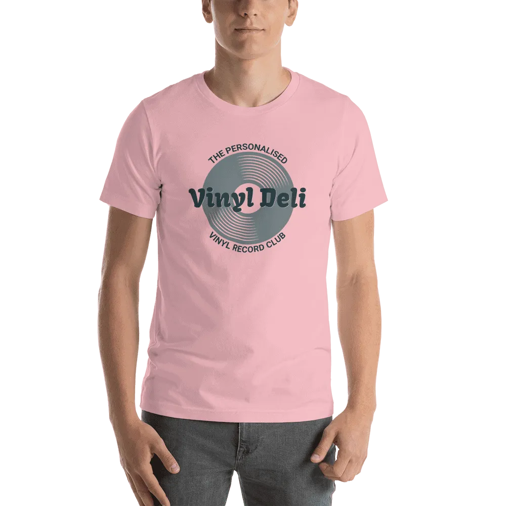 Vinyl Deli Record Club T-Shirt Rosa Cotone M